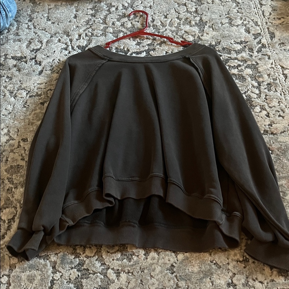 eesome Black Pullover Top with Branded Tag